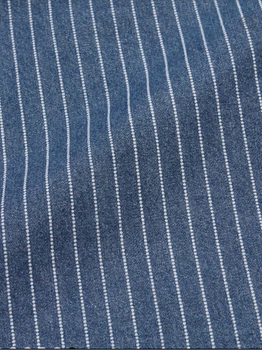 Howler Brothers Blue Pinstripe Dust Up Denim Snapshirt. NEW. Small - Picture 9 of 10